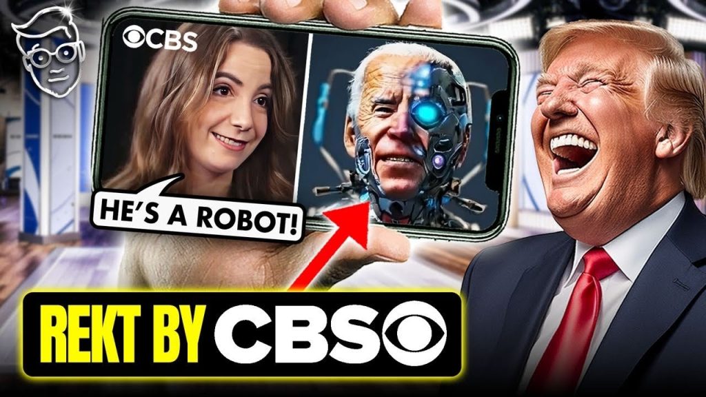 CBS News Reporter Says LIVE On-Air That Joe Biden is an A.I. Robot: ‘Ya, This President Is FAKE!’