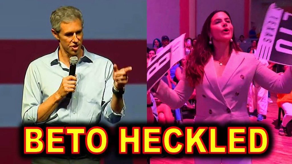 Beto O’Rourke Gets HECKLED by a Beautiful MAGA Queen in Fort Worth…..