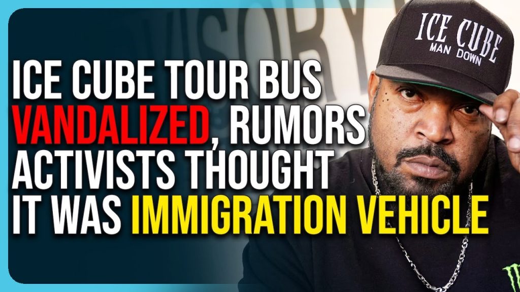 Ice Cube Tour Bus Vandalized In Portland, Rumors Activists Thought It Was Immigration Vehicle