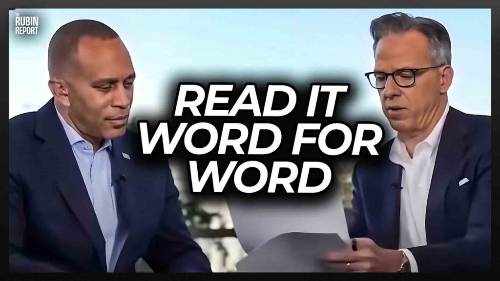 Watch Temu Obama’s Face After Jake Tapper Reads Actual Bill Word for Word