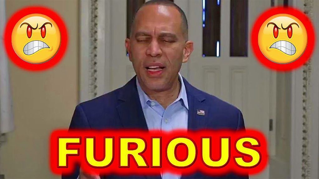 Hakeem Jeffries Throws a HISSY-FIT on Capitol Hill TODAY…..