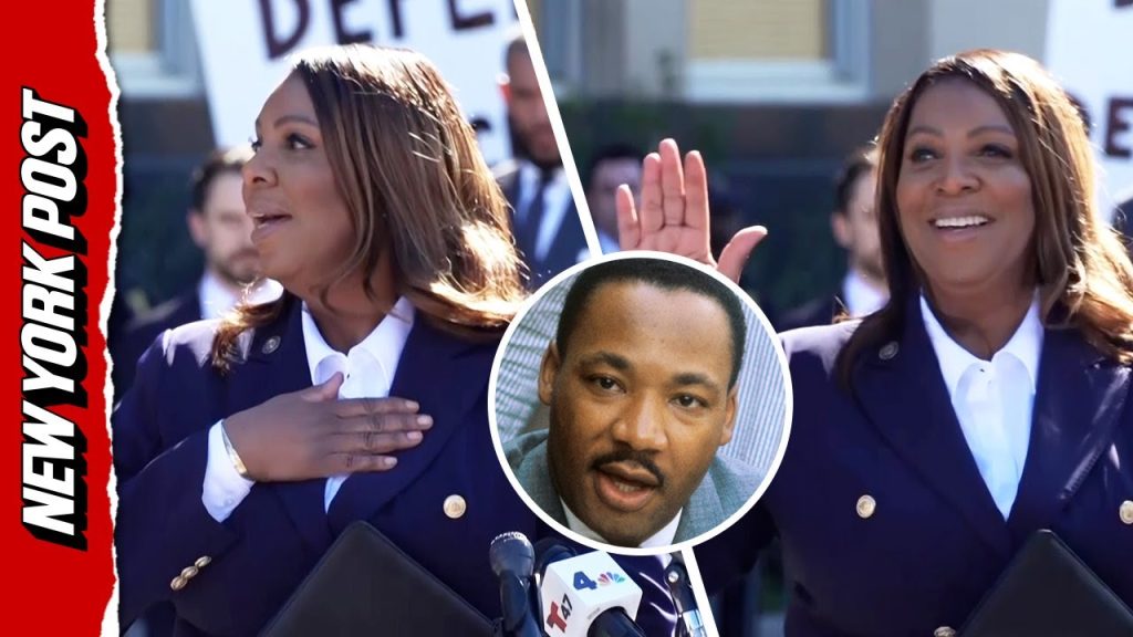 NY’s Letitia James Shamelessly Rips off MLK Speech After Not-Guilty Plea