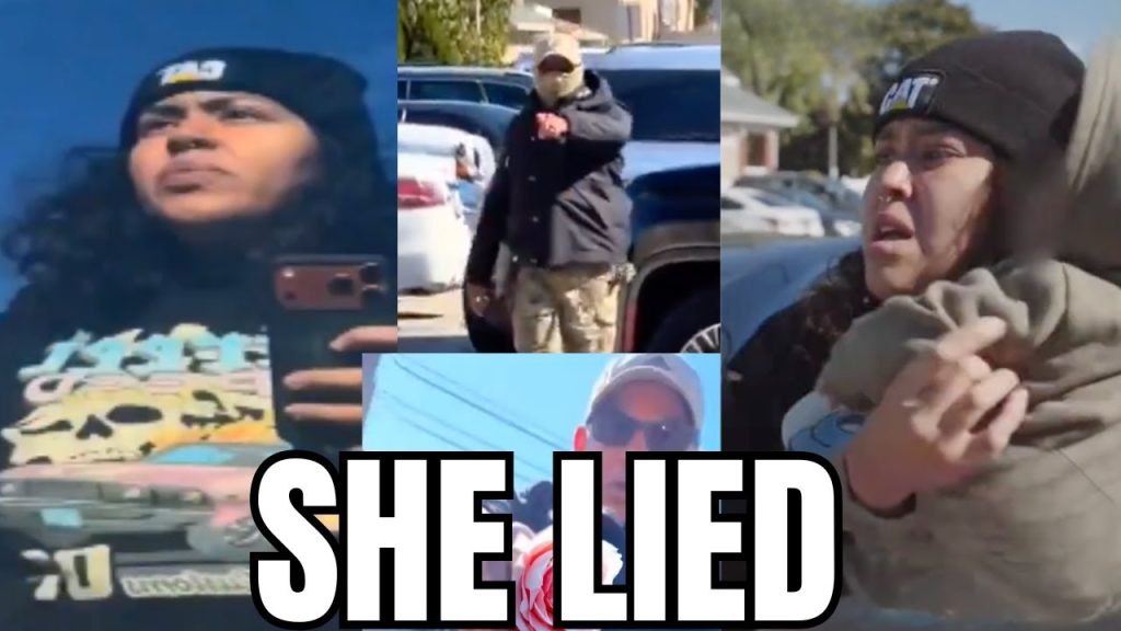 Karen Alerts Illegals and follows ICE then plays victim Karen Alerts Illegals and follows ICE then plays victim