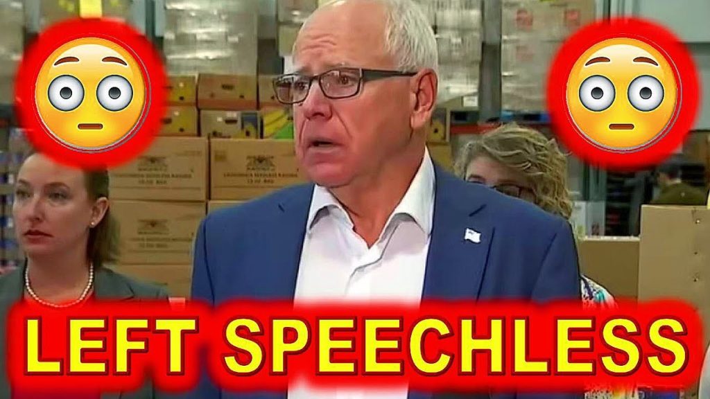Tim Walz BLINDSIDED by QUESTION and Left SPEECHLESS Yesterday…..