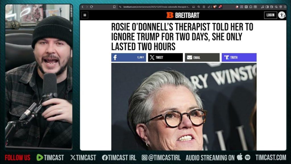 Rosie O’Donnell LOSES It Over Trump “VERBAL RAPE” In Unhinged Episode | Tim Pool