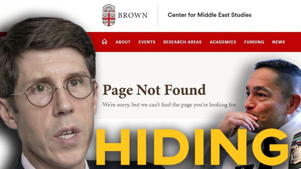 BREAKING: Brown University Scrubbing Web Pages of Palestinian-Activist & LGBTQ+ Activist Student