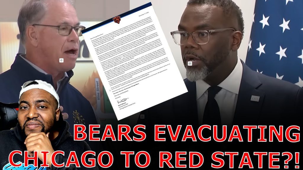 Chicago Mayor PANICS As Chicago Bears Threaten To Move To RED STATE