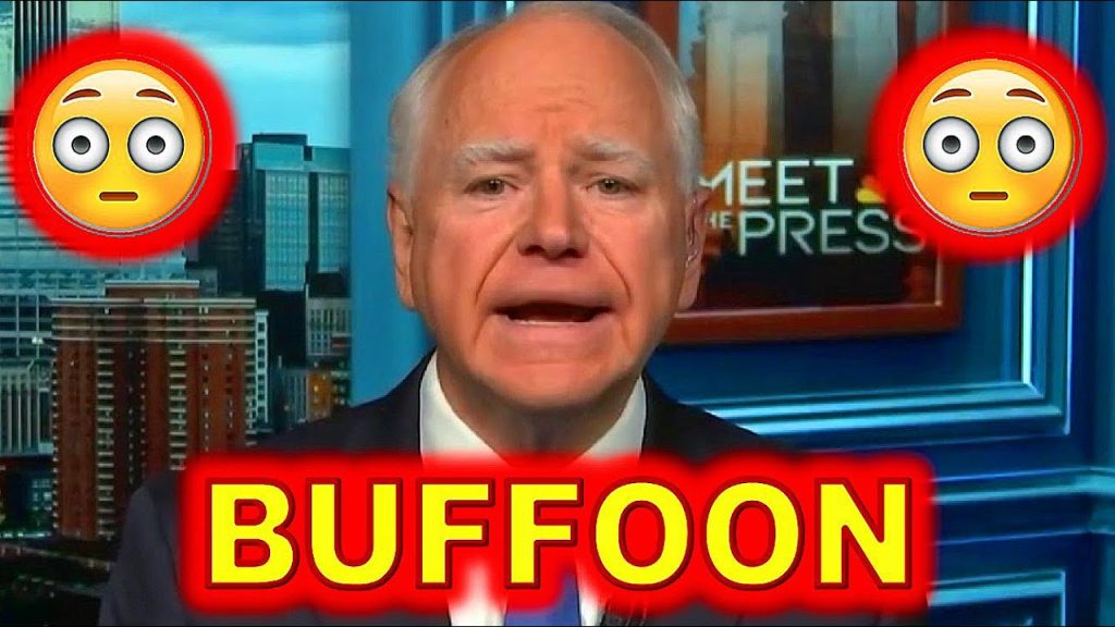 Tim Walz Makes A CLOWN of Himself on MEET the Press Yesterday…..