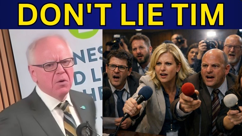 Tim Walz EMBARRASSED as Journalists Call Him Out