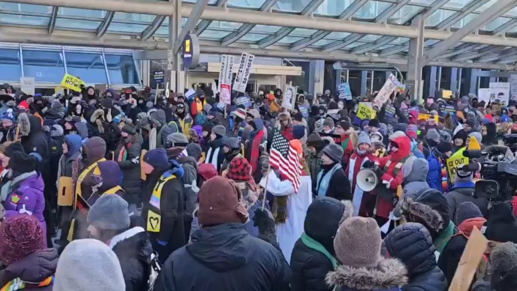 Anti-ICE Leftists STORM Airport, Shut Down Major City as Fed Scramble to Contain Protests