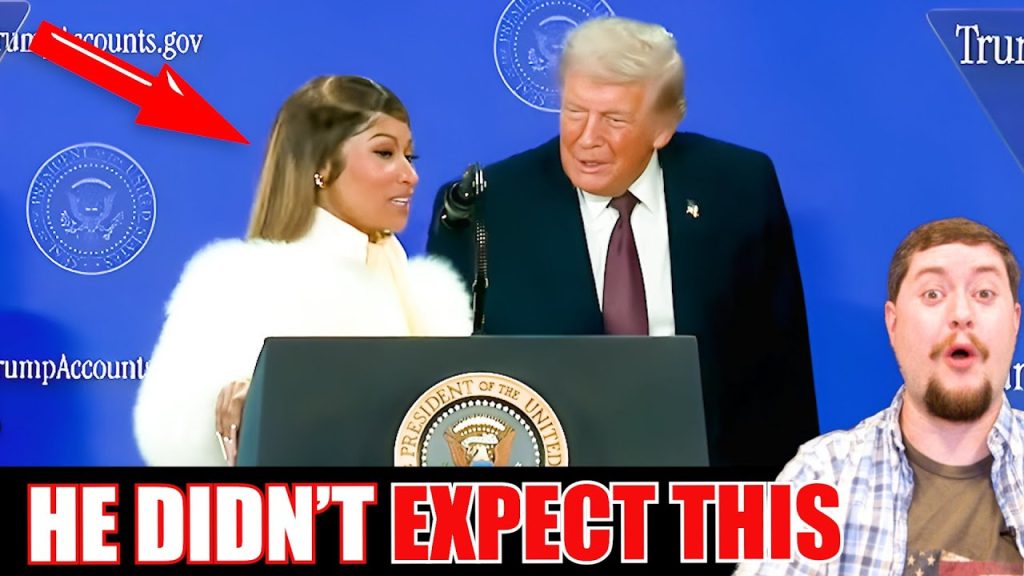 Nicki Minaj grabs the mic from Trump, what happens next is unbelievable
