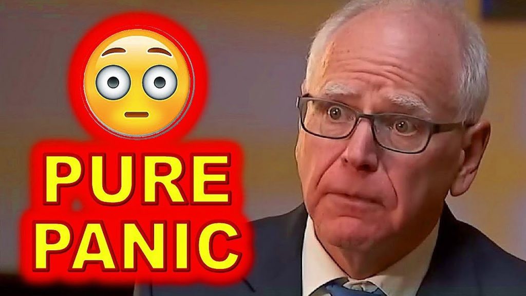 Tim Walz is PANICKING and FALLS APART in LATEST Interview…..