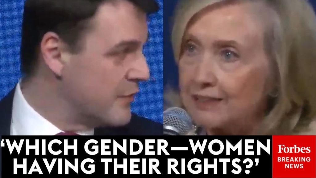 WATCH: Hillary Clinton And Czech Politician Get Into Testy Clash Over Gender Issues