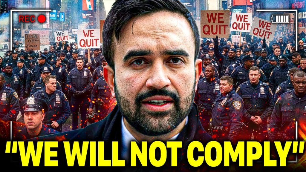 Listen to the FEAR in Mamdani’s Voice as he Realizes the NYPD Just REVOLTED against Him!!!