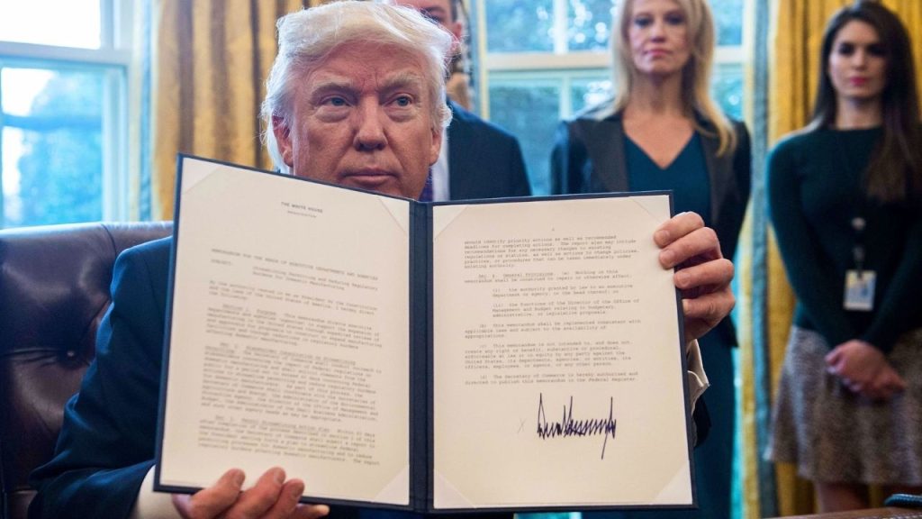 Effective Immediately’ – Trump Signs Bombshell Executive Order