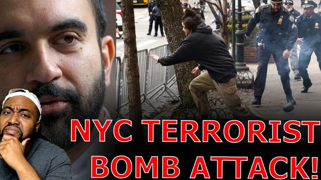 Mamdani CRIES White Supremacy after ISIS Inspired Terrorists Throw BOMBS at NYC Protest!