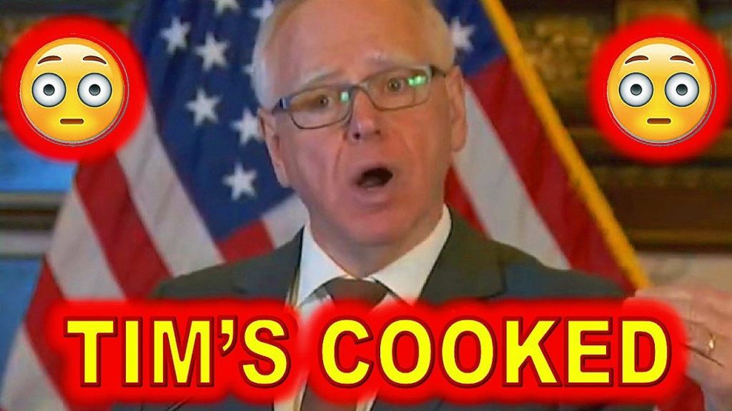 Tim Walz Goes DOWN in FLAMES Again in Another FRAUD Presser…..