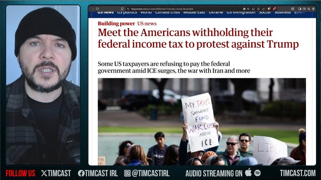 Liberals Have STOPPED PAYING TAXES, To Protest Trump