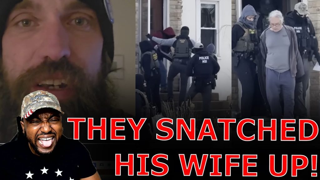 Liberal Domestic Terrorist LOSES HIS MIND As Fed Agents DRAG Wife Out of Home During Mass Arrests!