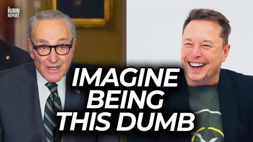 Chuck Schumer Makes Himself Look Stupid by Pushing Elon Musk Conspiracy to Press