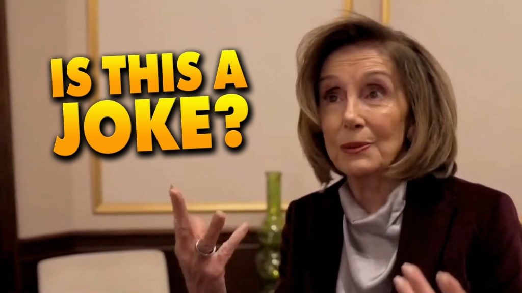 Pelosi actually said this with a straight face…