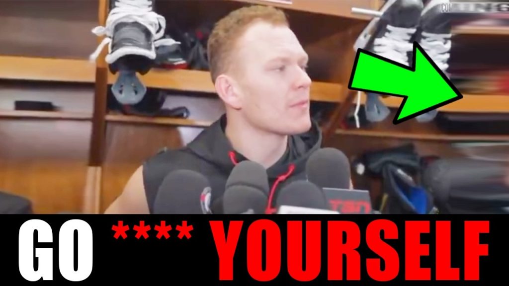 USA hockey star comes home, immediately tells media to F*** OFF!