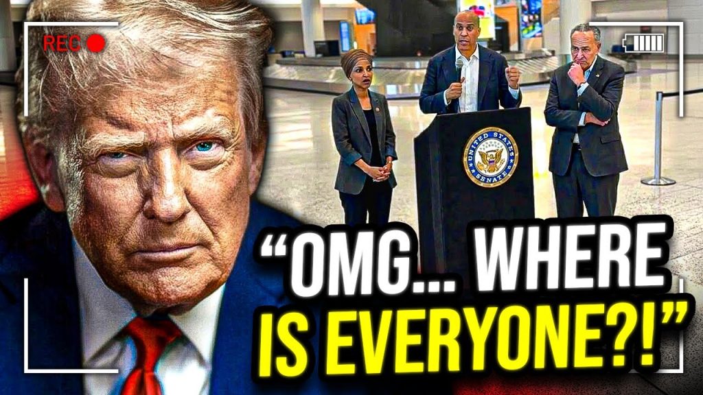 Dems HUMILIATED as Their Anti-Trump Rally at Airport FAILS MISERABLY!!!!