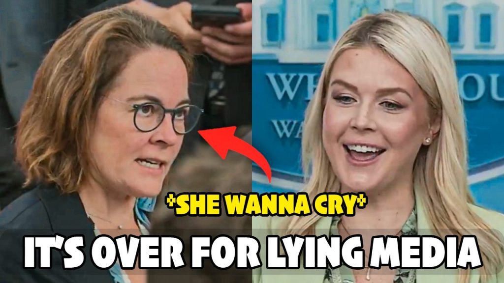Karoline Leavitt just EMBARRASSED a Lying Reporter With One Joke