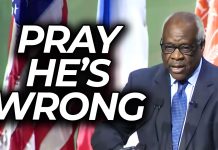 Clarence Thomas Makes Crowd Go Quiet w/ This Chilling Warning