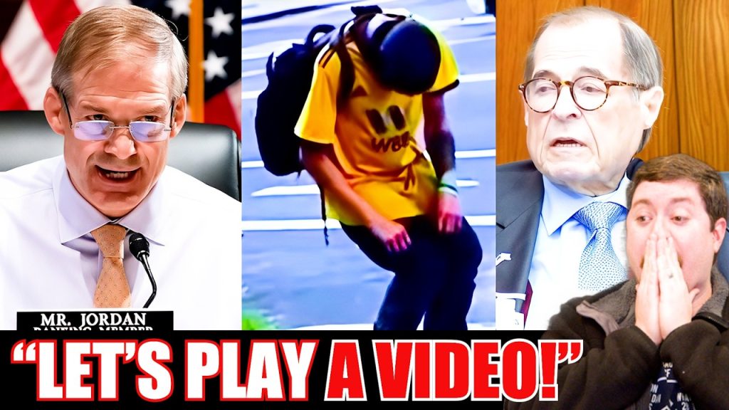 Jim Jordan SHUTS UP Jerry Nadler, plays a video that makes him RUIN HIS SUIT