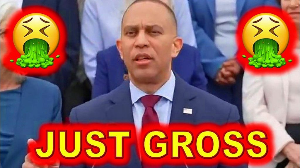 Hakeem Jeffries Acts a FOOL on the STEPS of Capitol Yesterday…