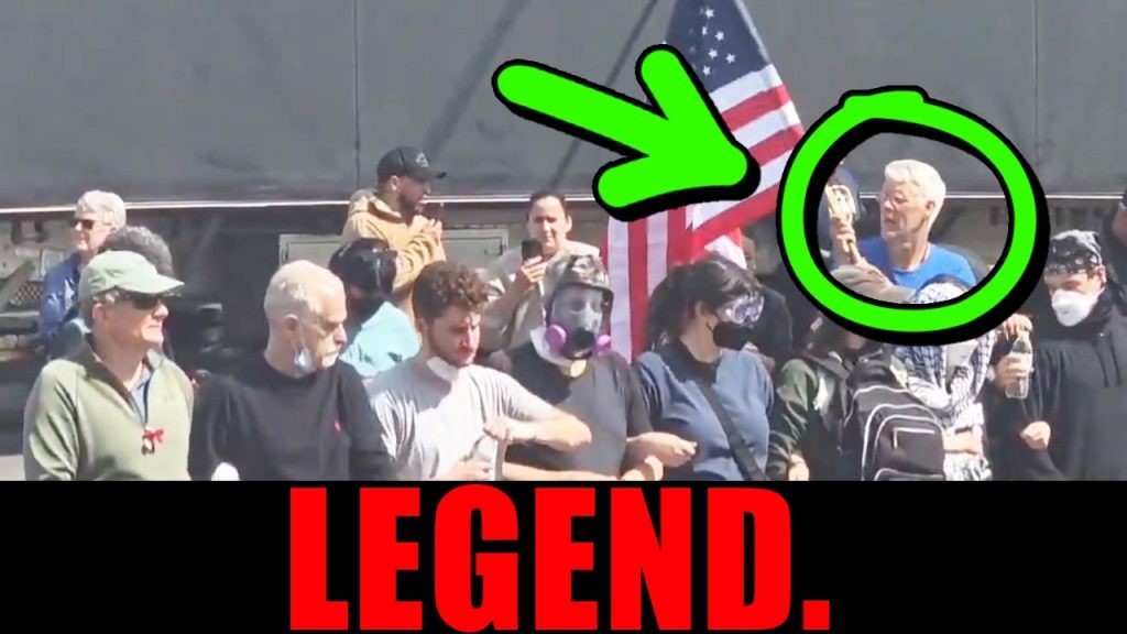 Boomer CRUSHES Antifa During New Jersey Stunt!!!