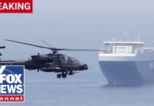 BREAKING: US forces BLOW UP six IRGC boats in Strait of Hormuz