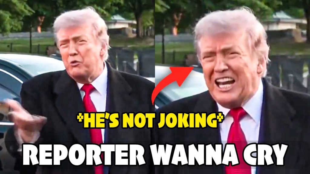 Trump just Destroyed Fake News Reporter With Brilliant One-Liner