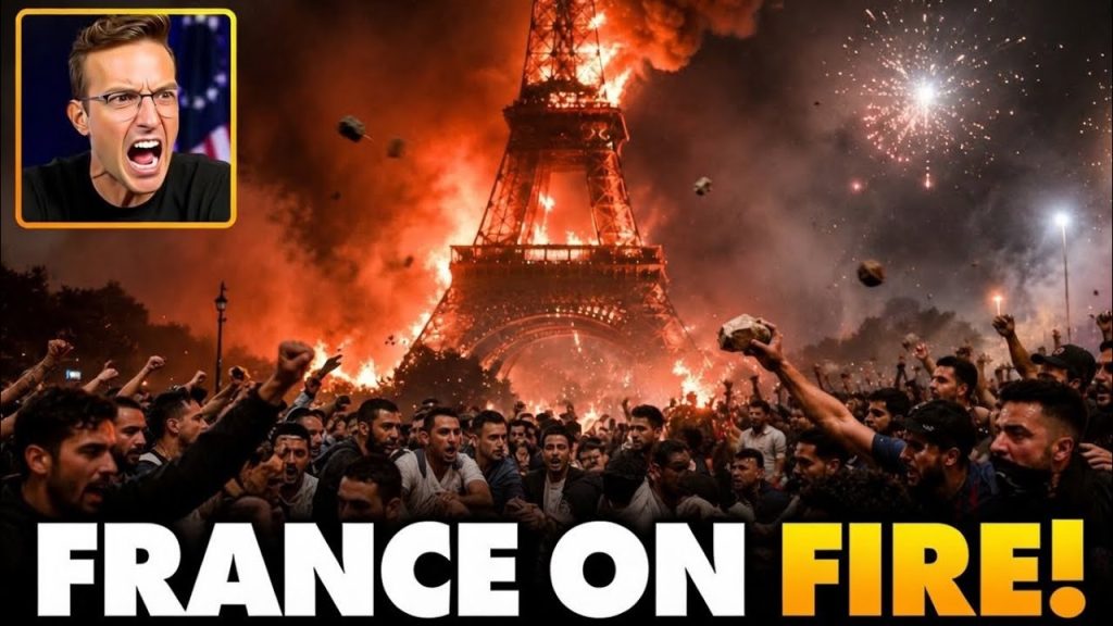France Has Fallen: Paris Set ABLAZE, Eiffel Tower on FIRE! 3rd World Invaders BURN Down City…
