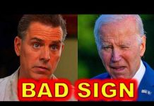 TERRIBLE Sign for Joe Biden and Even WORSE For Hunter Biden…..